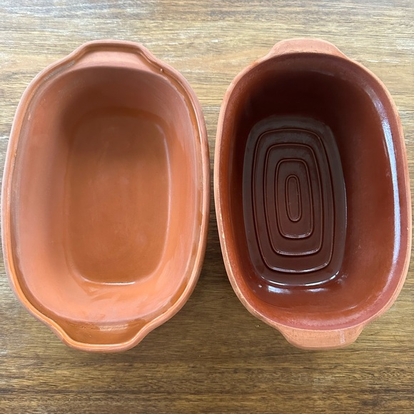 Litton Simmer Pot Terracotta vintage clay dutch oven - Picture 2 of 6